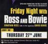 Ross Bowie ticket