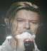 David Bowie live on stage