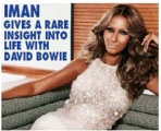 Iman talks about David Bowie