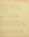 Jean Genie handwritten lyrics