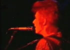 David Bowie with AKG microphone