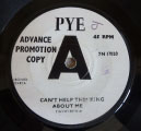 Can't Help Thinking About Me Pye white label UK promo