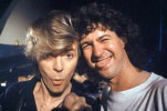 David Bowie and Denis O'Regan 1987