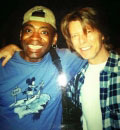 Dennis Davis and David Bowie