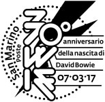 David Bowie postmark San Marino