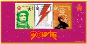 David Bowie stamps San Marino