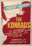 The Konrads gig poster