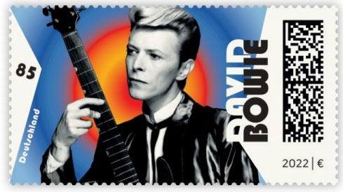 Germany David Bowie birthday stamp