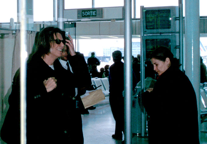 David and Corinne Roissy Airport, Paris 21/10/99