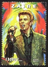 Bowie Zaire postage stamp