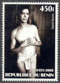 Fake David Bowie Republique du Benin stamp