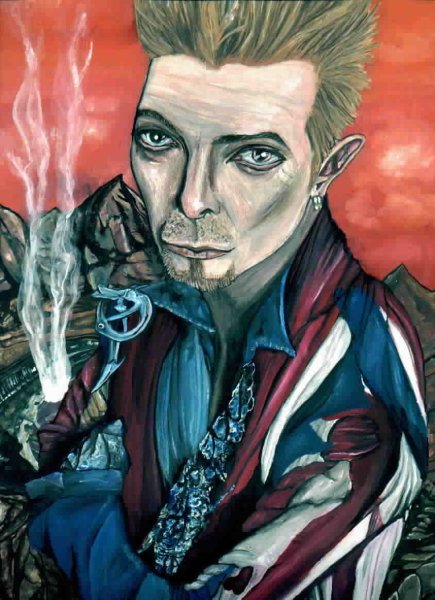Bowie On Mars by Daniel Meeks