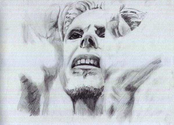 Bowie Sketch by Karin Levin