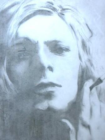 David Bowie Sketch by Yoko Theeuws