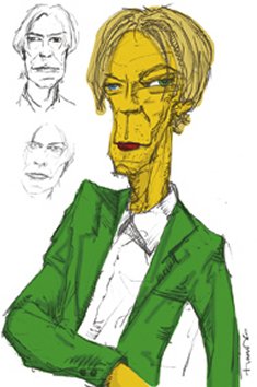 David Bowie by Halldor R. Larusson