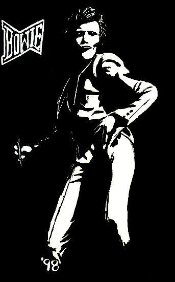 David Bowie Sketch by Jessica Anderson