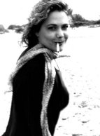 Pearl with a fag in her mouth